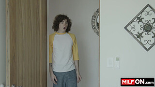 Two horny busty and big butt sluts fucked from behind by teen boys - London River, Natasha Nice, Diego Perez, Jodie Johnson