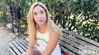 PutaLocura - Torbe caught the horny Spanish blonde Anita Satanita