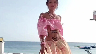 Old hard rock bastard with huge cock breaks anus of petite princess in the rude way