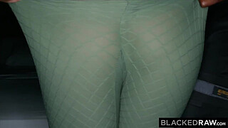 BLACKEDRAW Tiny Gym Babe Anna Claire Gets Two BBC Work-out