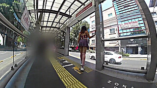 I put on a skirt and a thong and got on the metrobus looking for some DICK FOR A HIT!, Comment what line you use and what you would like to find