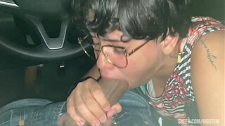 UBER, YOUNG GIRL CAME BACK FROM THE PARTY AND HAD TO PAY FOR THE WITH A BLOWJOB