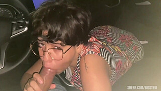 UBER, YOUNG GIRL CAME BACK FROM THE PARTY AND HAD TO PAY FOR THE WITH A BLOWJOB