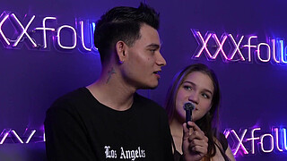 Tutorial to cause a SQUIRT with little Colombian Majo Cute in XXXfollow Sessions #4 Podcast with Dani Ortiz