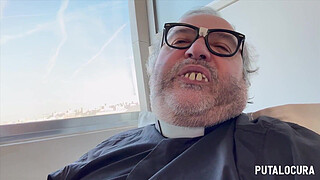 PutaLocura - Young Alice Biancci receives a very dirty punishment from Father Damian