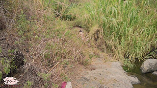 I fuck a stranger in the river after playing with my boyfriend - Savannah Watson - Outdoors - FREE