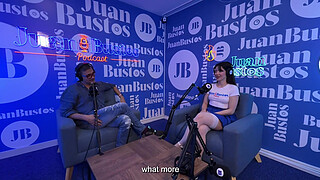 Soifiee Cooper, petite white girl addicted to threesomes, cums while telling her fantasies and Juan Bustos Podcast