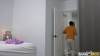 BANGBROS - Max Fills Penetrates His Step Sister Hailey Rose's Pussy In Different Positions & Makes Her Moan In Pleasure