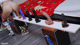 Choosing the BEST ONE. Dildos Challenge. Petite Stepsister Testing All Her Toys. Rough ANAL and DP included