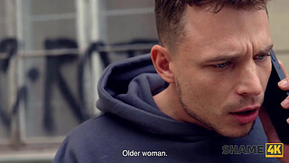 SHAME4K. Young Czech guy lost his virginity with kinky Tanya Virago