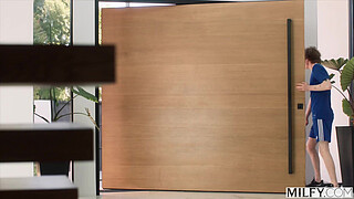 MILFY Voluptuous Mom Heidi Cleans Up Her Stepsons Dirty Friend