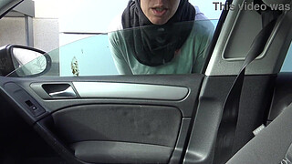 perverted tourist picks up a naughty Muslim street prostitute