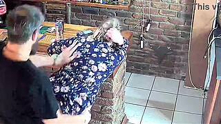 Caught my husband cheating with the neighbours slut wife