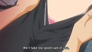 Hentai redhead gets gangbanged