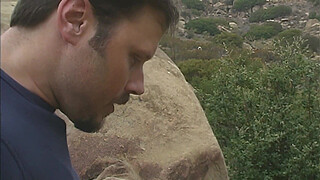 Blonde milf mom outdoors fucking