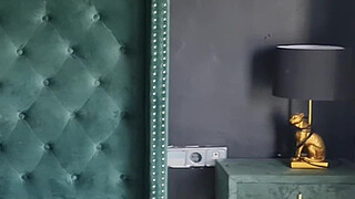 the famous neighbor fucks me hard in bed until he cums creampied