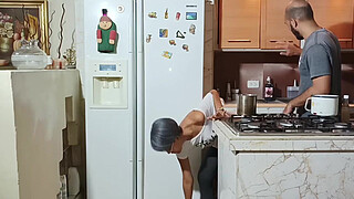 I enjoy when my husband is away and I behave like a big whore with my stepson.