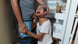 I enjoy when my husband is away and I behave like a big whore with my stepson.