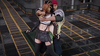 Tifa vs alien