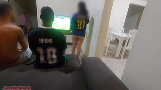 I had sex with my husband's friend because of a bet, I got horny and ended up doing DP with both of them