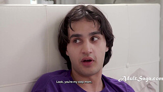 Step Mom Intervenes Step Son's Wankathon - Annie King