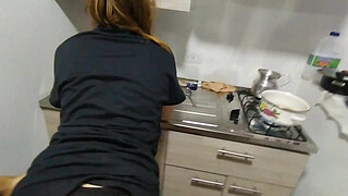 My sister-in-law seduces me with her short dress while my wife is out of home. I couldn't help but fuck her and cum in her pussy