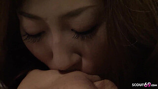 Japanese Step Mom caught Boy Masturbate and seduce him to his First Fuck