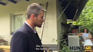 HUNT4K. Brunette Lola Danger gave Hunter the best deepthroat he ever had