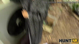 HUNT4K. Brunette Lola Danger gave Hunter the best deepthroat he ever had