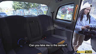 Fake Taxi Sexy Film Student makes her very own sex tape with a taxi driver
