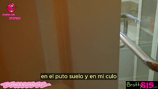 I fuck my stepsister by surprise - Spanish subtitles
