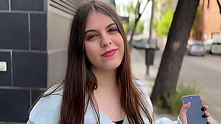 PutaLocura - Beautiful Spanish chubby with blue eyes is caught by Torbe and swallows his milk