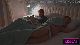 S2E2: Step mom lets step son lie in share bed and jerking him, but unexpected hard fuck with facial