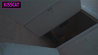 S2E2: Step mom lets step son lie in share bed and jerking him, but unexpected hard fuck with facial