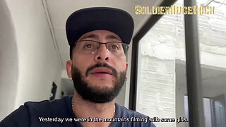 She wanted to show me her huge tits and I decided to show her my huge cock and my huge load of cum