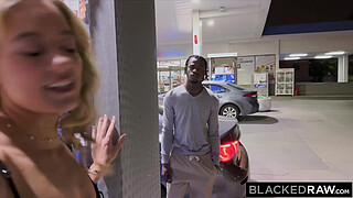 BLACKEDRAW Cute Blonde River Gets Piped Down By Huge BBC