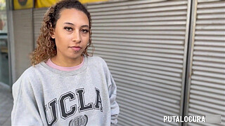 PutaLocura - College student Jazmin fucks Torbe and swallows his cum in Pilladas.
