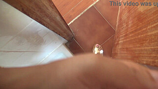 TABOO FAMILY: voyeur stepmother watching how her stepson masturbates in his bedroom