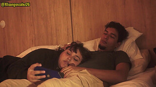 I'm sleepy stepbrother, let me lie on your legs, but don't put your penis in my mouth please!!