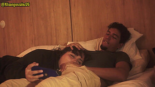 I'm sleepy stepbrother, let me lie on your legs, but don't put your penis in my mouth please!!