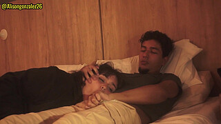 I'm sleepy stepbrother, let me lie on your legs, but don't put your penis in my mouth please!!