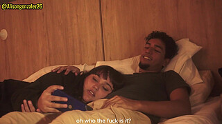 I'm sleepy stepbrother, let me lie on your legs, but don't put your penis in my mouth please!!