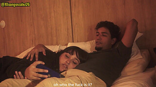 I'm sleepy stepbrother, let me lie on your legs, but don't put your penis in my mouth please!!