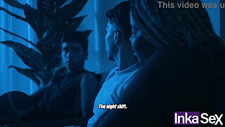 I betray my stepbrother when he goes to work and I fuck his Ebony girlfriend with a big ass Latina.