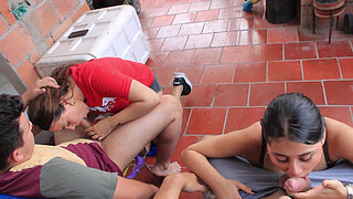 busty sister-in-law exchange amateur orgy. latinas orgy. hd porn