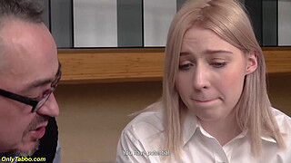 cute student gets ass fucked by her professor