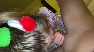 FUCKING MY STEPFATHER WHILE HE IS TALKING ON THE PHONE WITH HIS WIFE