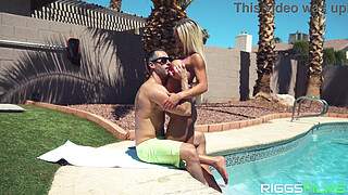 Fit Kitty Covered In Cum Outdoors