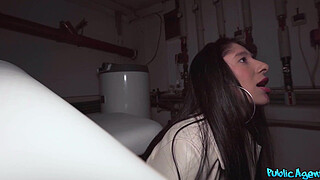 Raven-Haired Babe Wild Nicol Spreads Legs & Rides Martin's Dick To Earn Cash, Swallows Cum - FAKEHUB