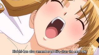 Stepmom Fucking All the Family on the Beach! Uncensored Hentai [Subtitled]